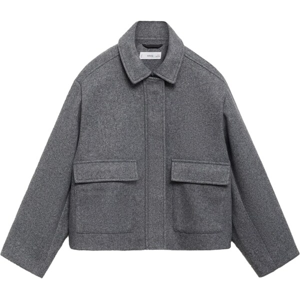 MANGO KIDS Prechodná bunda Candy čadičová 65373033