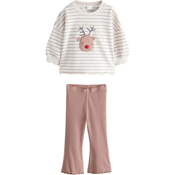 Next Set staroružová / biela 65887567