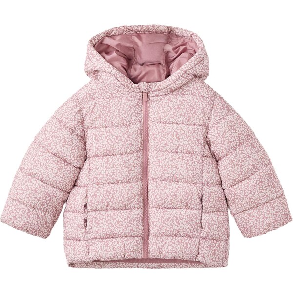 MANGO KIDS Zimná bunda June ružová / biela 65966905