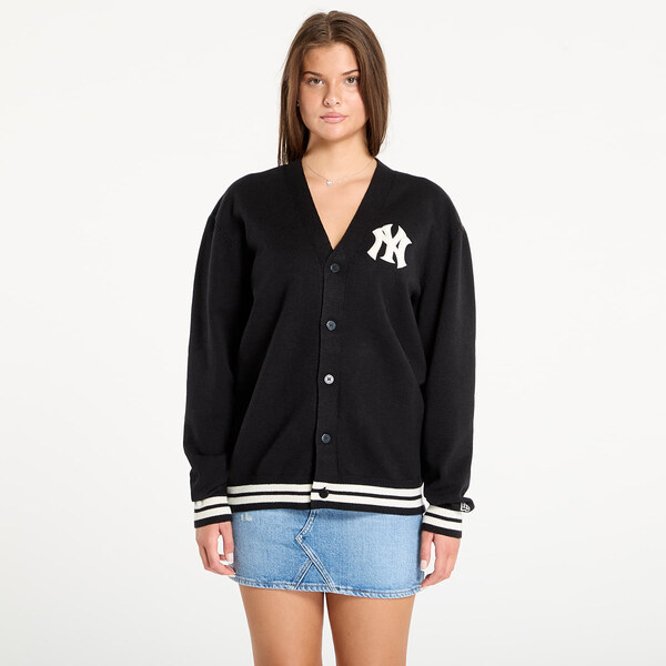 Sveter New Era MLB Knit Cardigan New York Yankees UNISEX Black XL 65134926