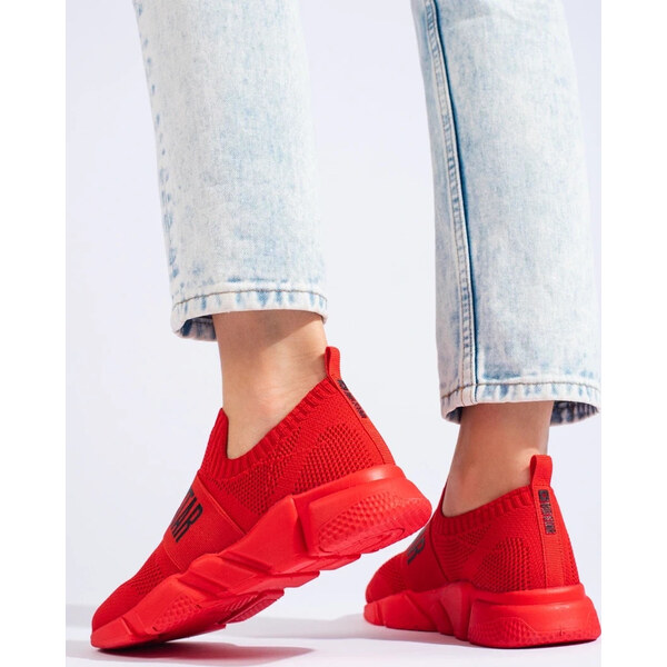 ČERVENÉ SNEAKERSY DÁMSKE BIG STAR JJ274298 JJ274298R 30531495