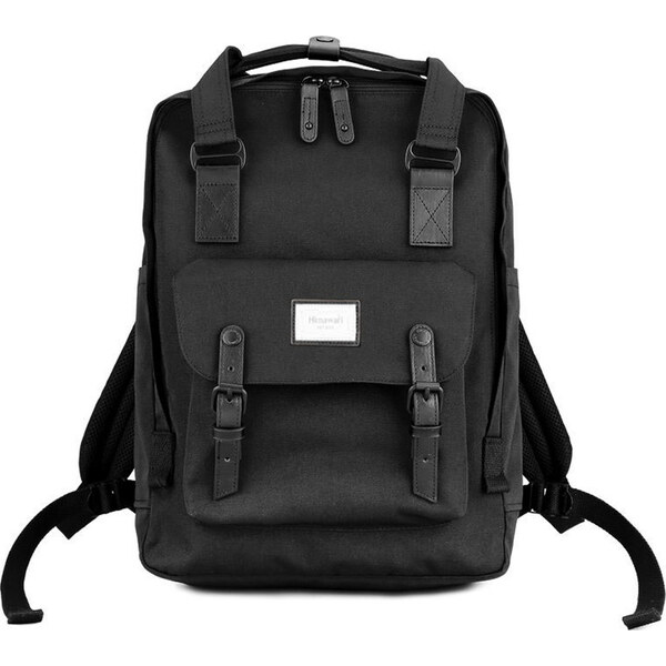 BASIC Himawari Priestranný čierny batoh s vreckom na notebook 1010 65151278