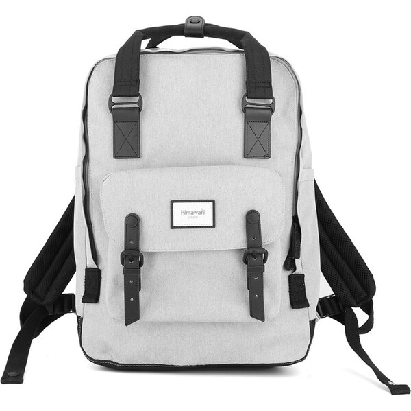 BASIC Himawari Priestranný svetlosivý batoh s vreckom na notebook 1010 65151276
