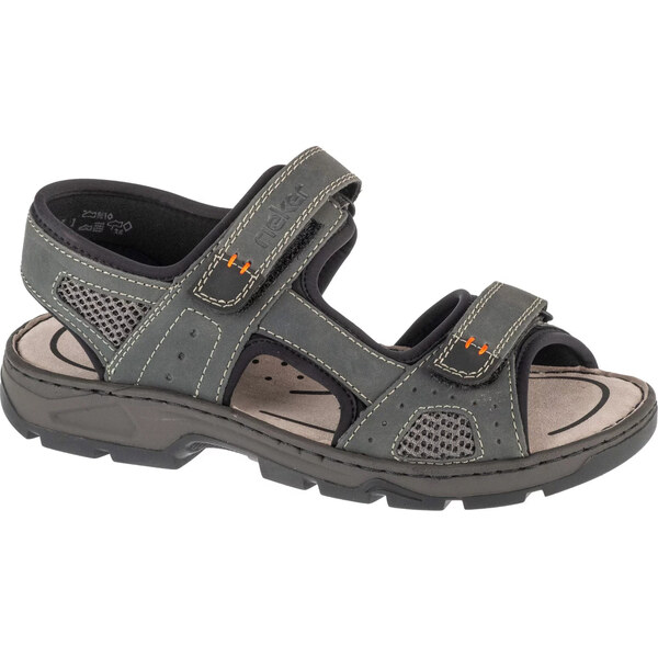 Tmavosivé pánske športové sandále Rieker Sandals 26156-47 65151755