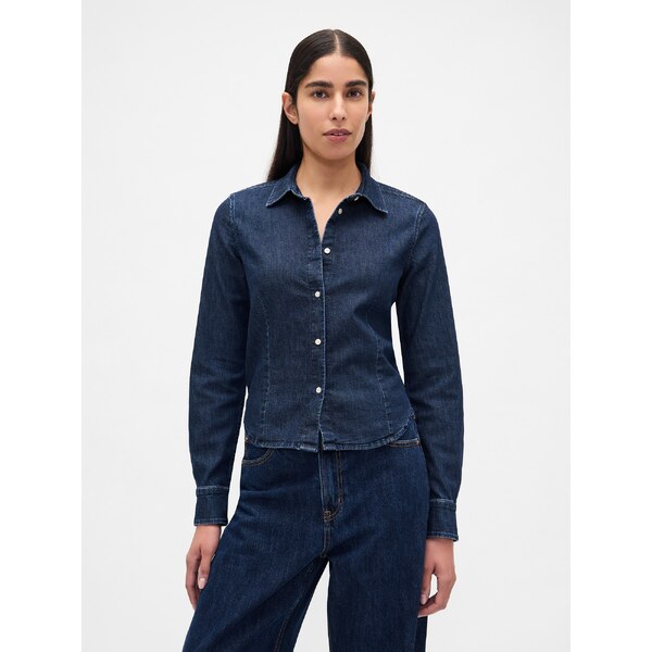 GAP Dámska Džínsová crop košeľa 816743-00 66265080