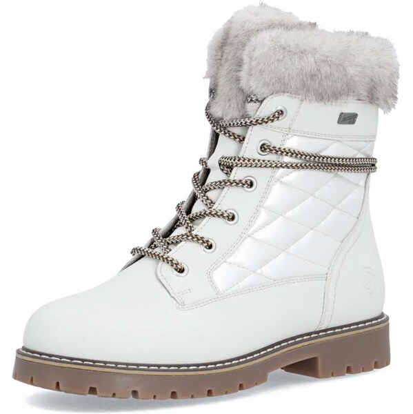 RIEKER Dámska členková obuv REMONTE D9383-80 biela W5 65153193