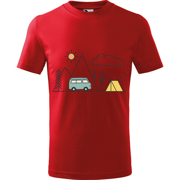 Handel Detské tričko - Výlet s karavanom 65153285