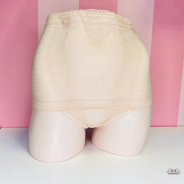 Victorias Secret Sieťované tangá s vysokým pásom 46574919