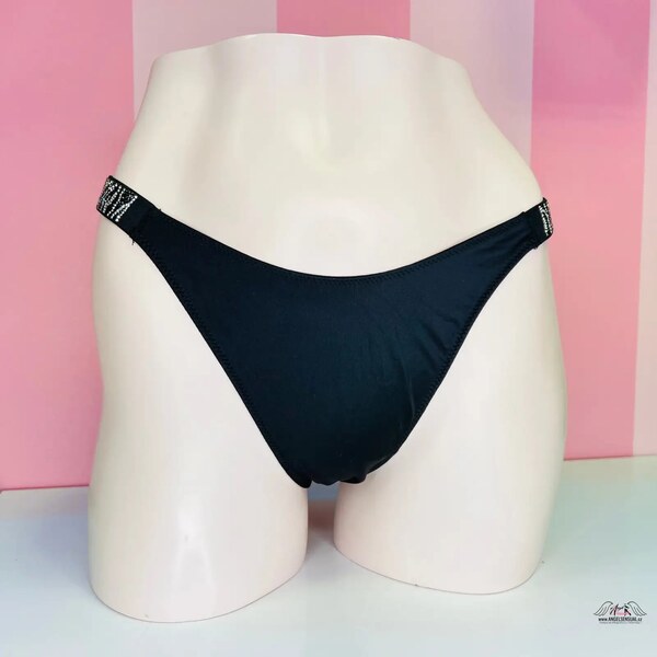Victorias Secret Brazílske nohavičky VERY SEXY Zebra Shine Strap 65202538