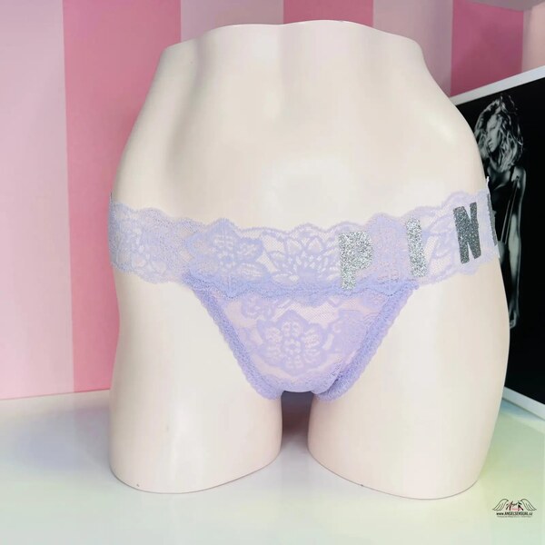 Tanga Tanga: Luxusná Čipka so Strieborným Šmrncom PINK 65202555