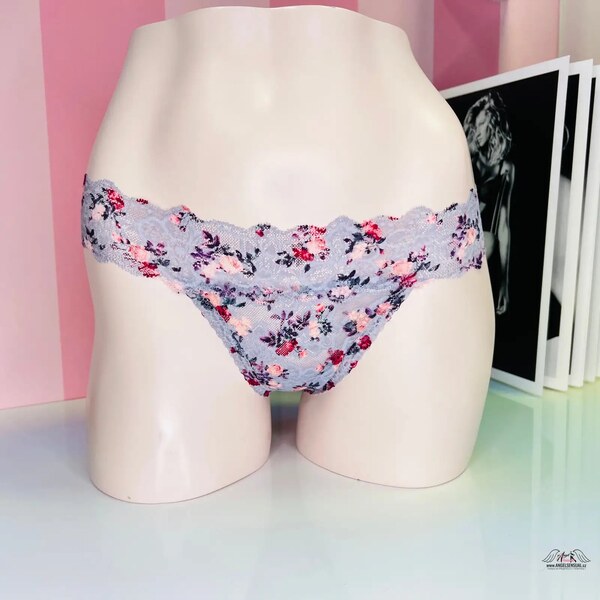 Elegantné Krajkové Tanga s Nápisom PINK pre Šarm a Pohodlie 65202566