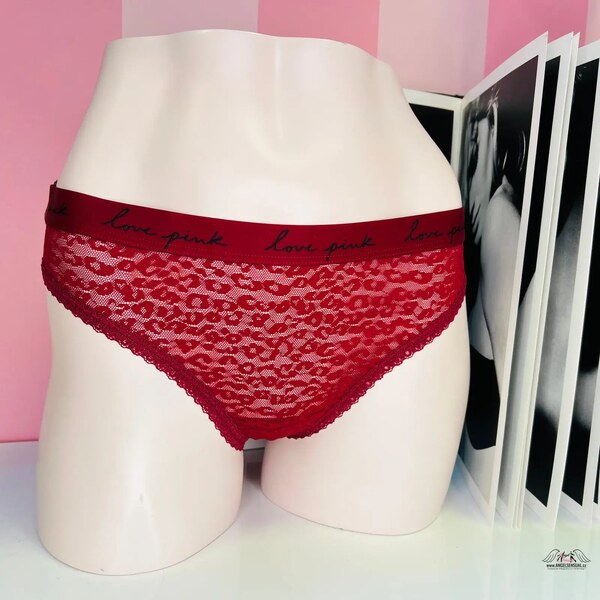 PINK Čipkové tangá 46574610