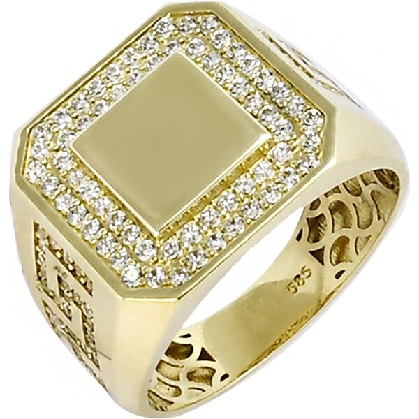 Zlatý pánsky prsteň Glare 1474 65159129