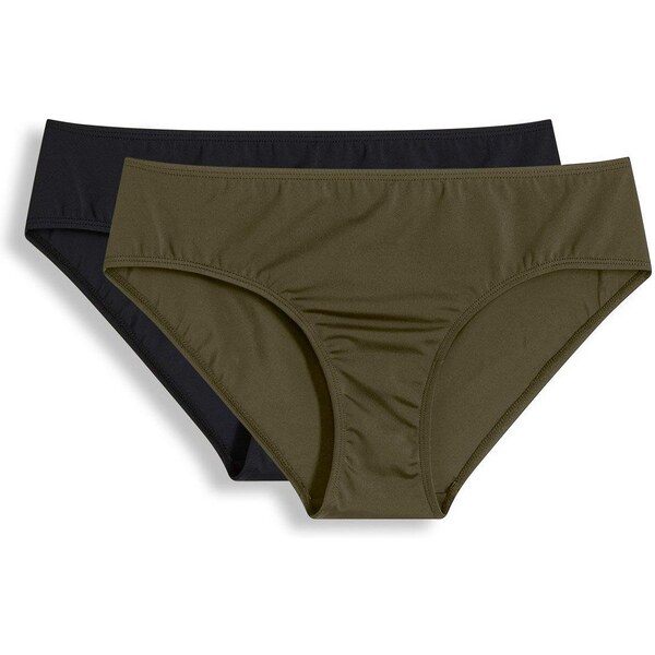 bonprix Bikinové nohavičky v dvojdielnom balení (2 ks), farba zelená 62471575