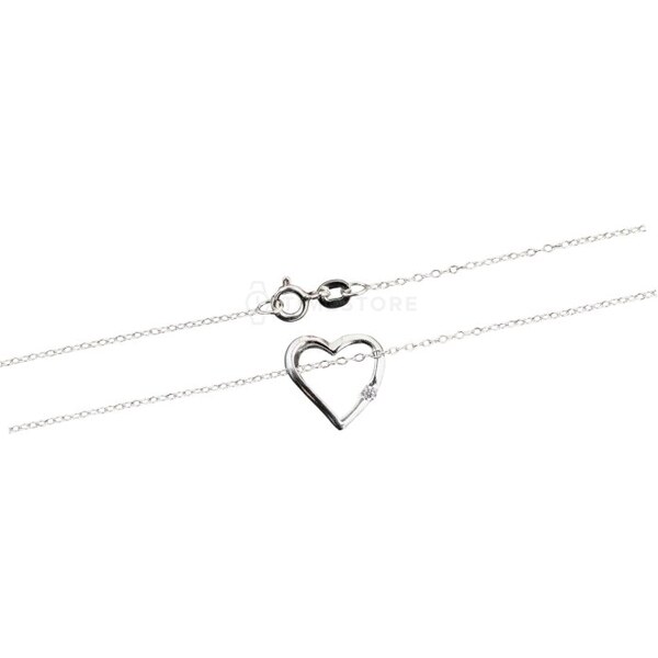 Strieborný náhrdelník s príveskom srdiečko TS-PN-0068 TS-PN-0068 65161322