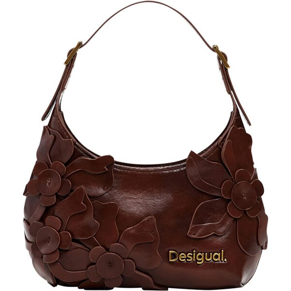 Desigual Taška cez rameno hnedá 65731103