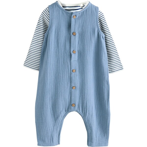 Next Set námornícka modrá / opálová / biela 65658817