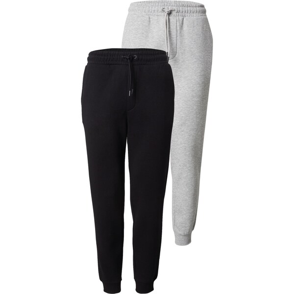 JACK & JONES Nohavice JPSTGORDON JJBRADLEY sivá melírovaná / čierna 65162892