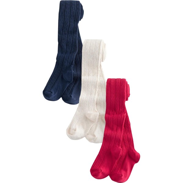 Next Pančuchy námornícka modrá / červená / biela 65660363