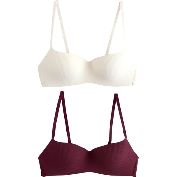 Next Podprsenka farba lesného ovocia / biela 65731352