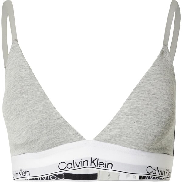 Calvin Klein Underwear Podprsenka svetlosivá / čierna / biela 65662163
