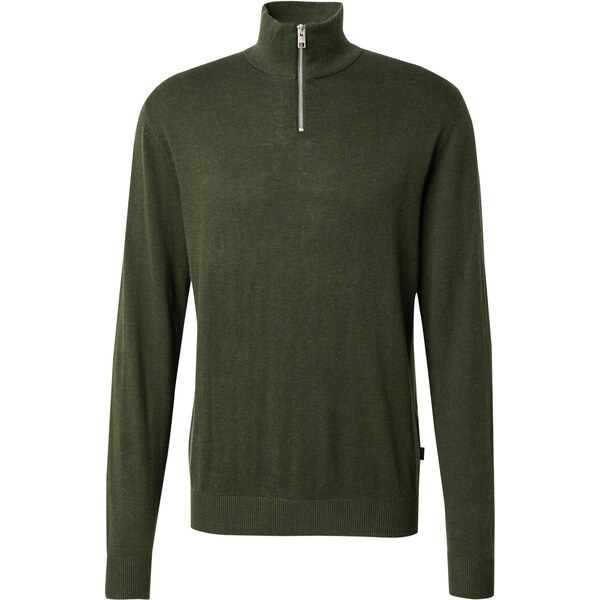 JACK & JONES Sveter JJEEmil tmavozelená 65660932