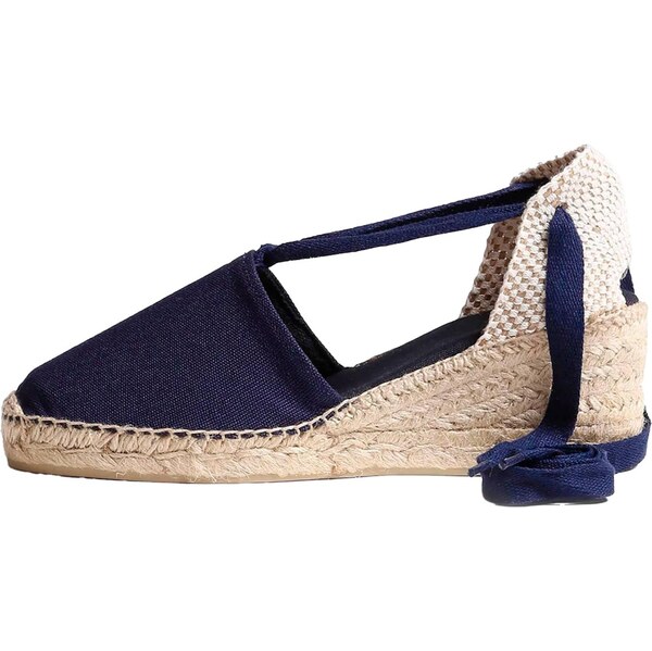 Toni Pons Espadrilky Valencia béžová / námornícka modrá 65485103