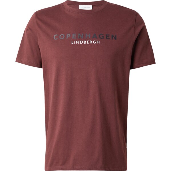 Lindbergh Tričko Copenhagen tmavočervená / čierna / biela 65162949
