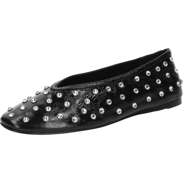 STEVE MADDEN Baleríny Leni-S čierna / priehľadná 65253626