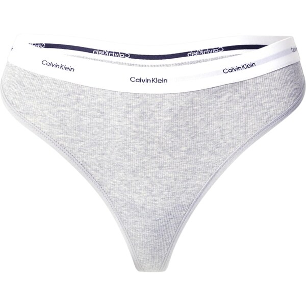 Calvin Klein Underwear Tangá námornícka modrá / sivá melírovaná / 65163032