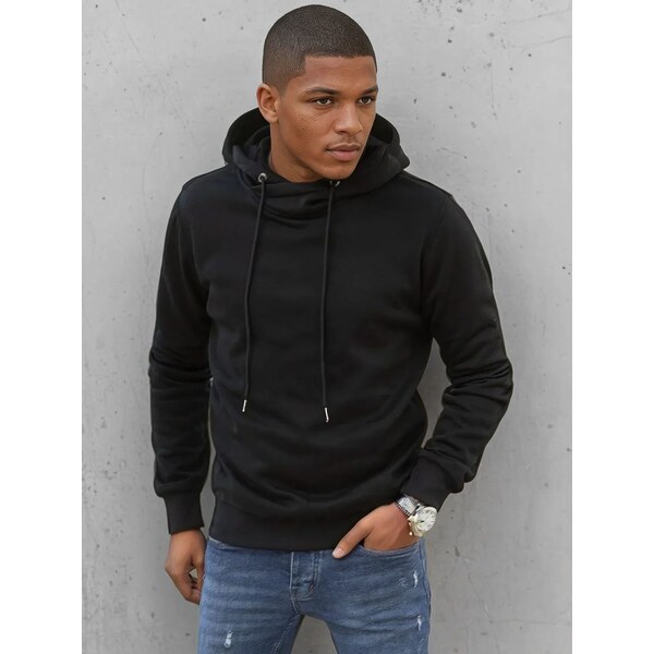 Buďchlap Čierna mikina s kapucňou v originálnom prevedení 36394488