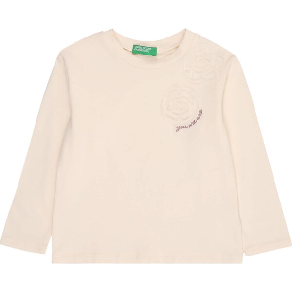 UNITED COLORS OF BENETTON Tričko svetlofialová / šedobiela 65889850