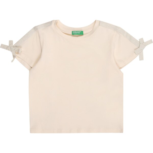 UNITED COLORS OF BENETTON Tričko strieborná / šedobiela 65889853