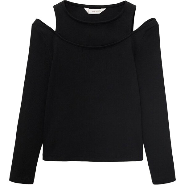 MANGO KIDS Tričko čierna 65882902