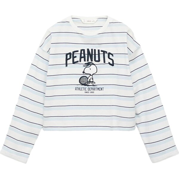 MANGO KIDS Tričko svetlomodrá / čierna / biela 65884291