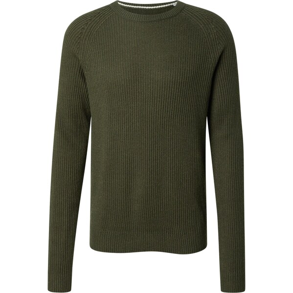 JACK & JONES Sveter JJPannel tmavozelená 65662103