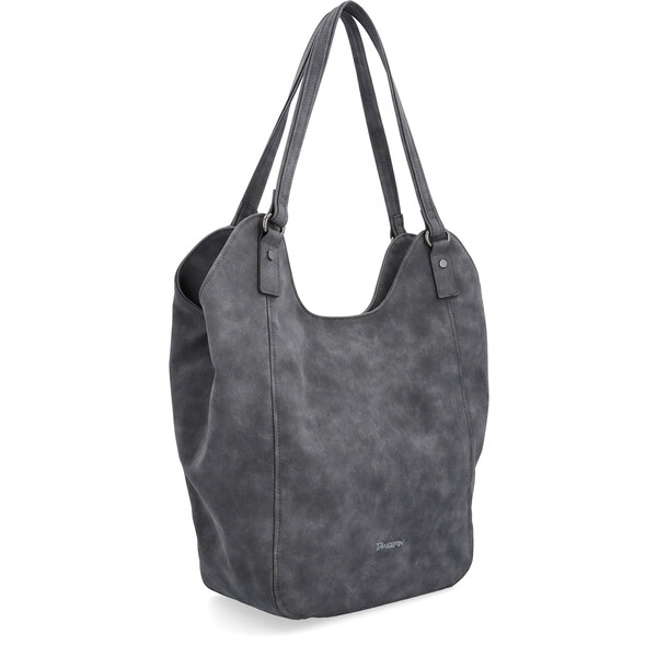 Kabelka zo syntetickej kože cez rameno Tangerin sivá 1106 ANT 65164618