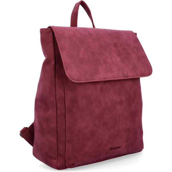 Mestský batoh zo syntetickej kože Tangerin vínová 1114 BO 65164587