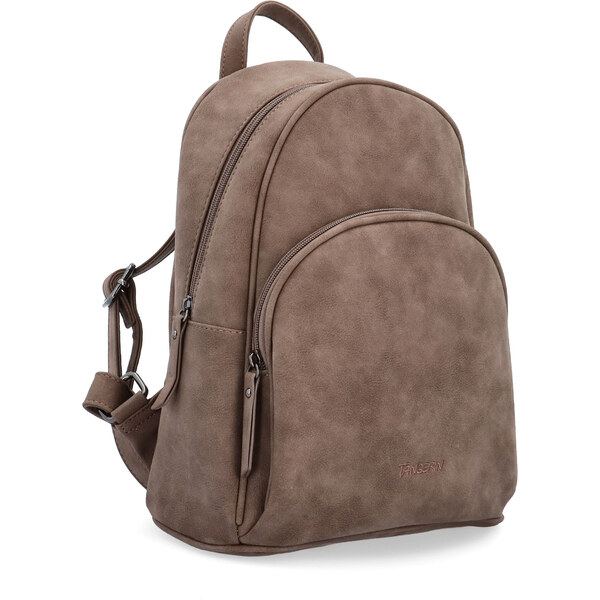 Mestský batoh zo syntetickej kože Tangerin hnedá 1113 H 65164590