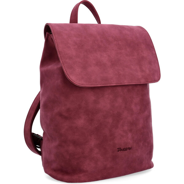 Mestský batoh zo syntetickej kože Tangerin vínová 1100 BO 65164643