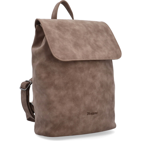 Mestský batoh zo syntetickej kože Tangerin hnedá 1100 H 65164642