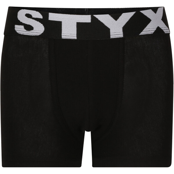 3PACK detské boxerky Styx športová guma čierne (3GJ960) 6-8 let 66060811