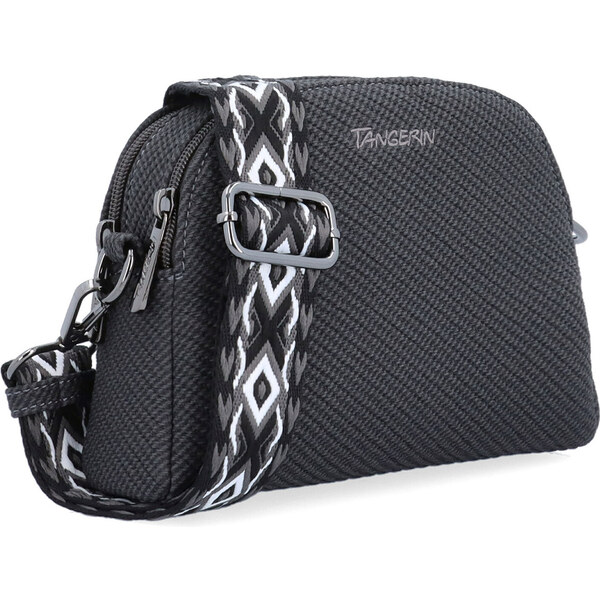 Kabelka zo syntetickej kože crossbody Tangerin sivá 4365 ANT 65169218