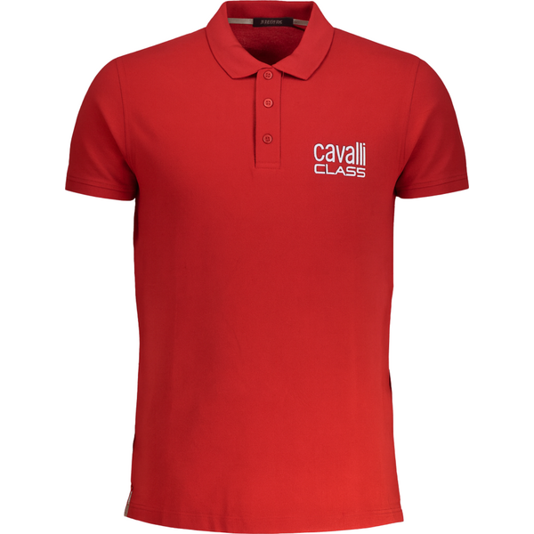 CAVALLI CLASS Carlo Red polo tričko 65169799