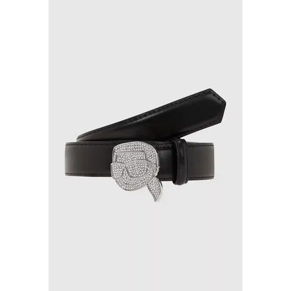 Kožený opasok Karl Lagerfeld IKON 65169878