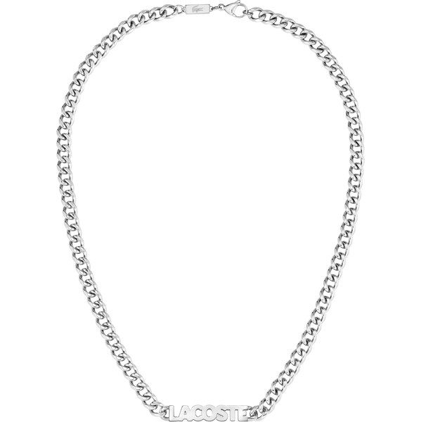 Lacoste Výrazný oceľový náhrdelník Script 2040474 66588494
