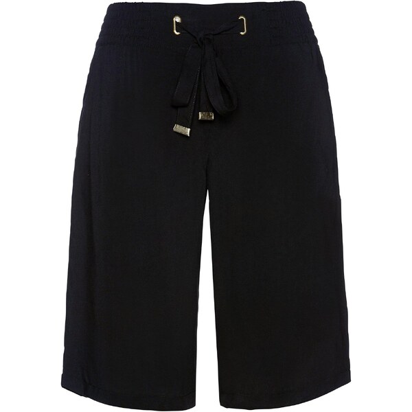 bonprix Viskózové bermudy, farba čierna 44891664