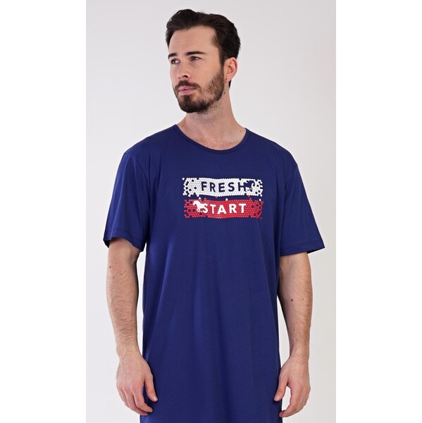 Vienetta MAN Pánska nočná košeľa s krátkym rukávom Fresh start 65173134