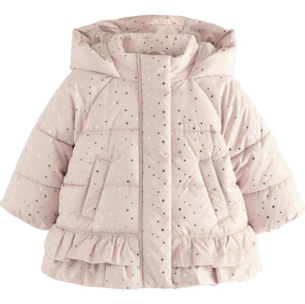 Next Zimná bunda zlatá / ružová 65654645