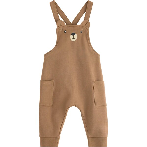 Lindex Nohavice na traky hnedá / čierna / šedobiela 65376805